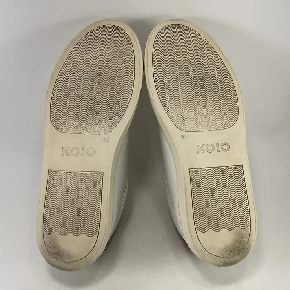 Koio Capri Womens Size 9 EU 39 White Leather Low Top Luxury Sneakers Italy